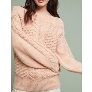 Sleeping on Snow Cable Knit Sweater - Medium